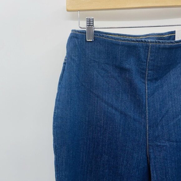 INC International Concepts Womens Size 10 Bootcut Pull-On Jeans Dark Indigo $69 - Picture 3 of 8